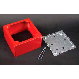 Wiremold V5753 2-Gang Extra Deep Alarm Device Box Ivory 4-11/16