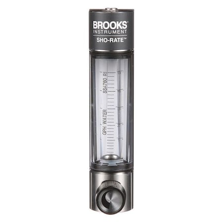 Flowmeter, Water, .2 to 5 GPH, Glass MPN:1250AD6073WGSVV