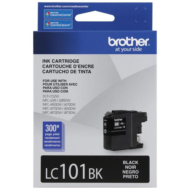 Brother LC101 Black Ink Cartridge, LC101BKS MPN:BRTLC101BKS