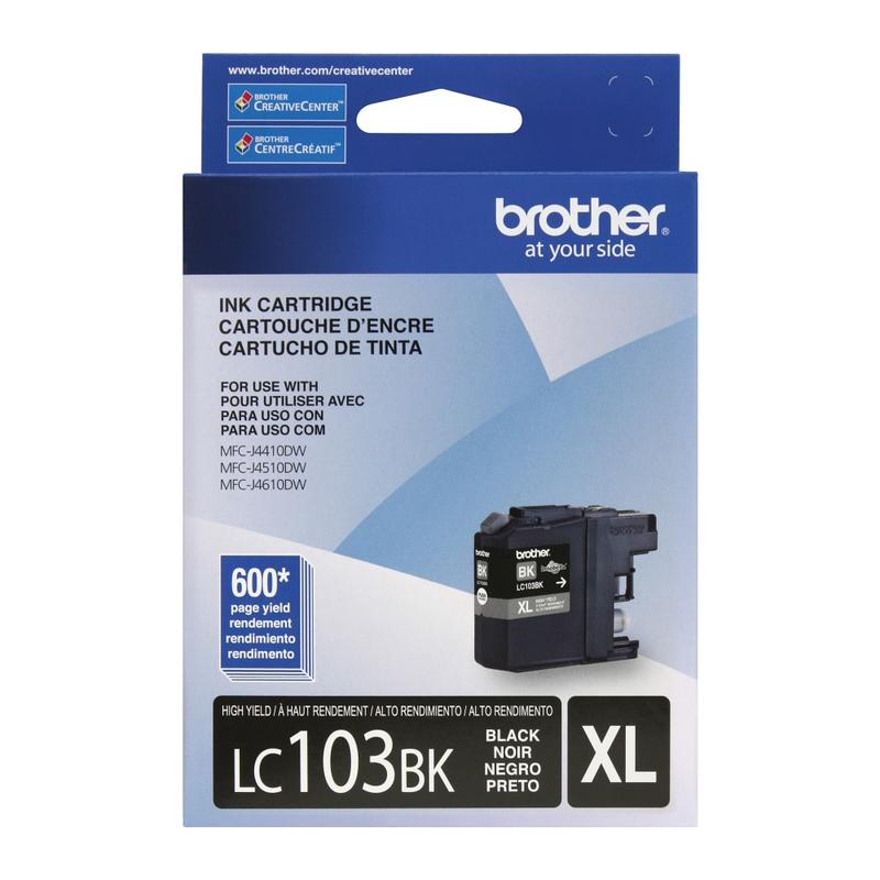 Brother LC103 Black Ink Cartridge, LC103BK MPN:BRTLC103BKS