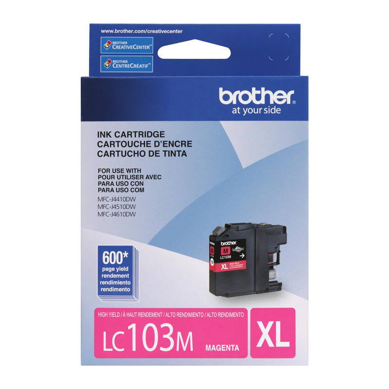 Brother LC103 Magenta Ink Cartridge, LC103M MPN:BRTLC103MS
