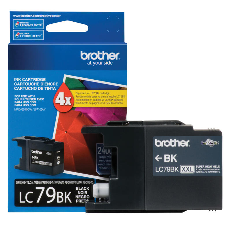 Brother LC109 Black Super-High-Yield Ink Cartridge, LC109BK, LC79BKS MPN:BRTLC79BKS