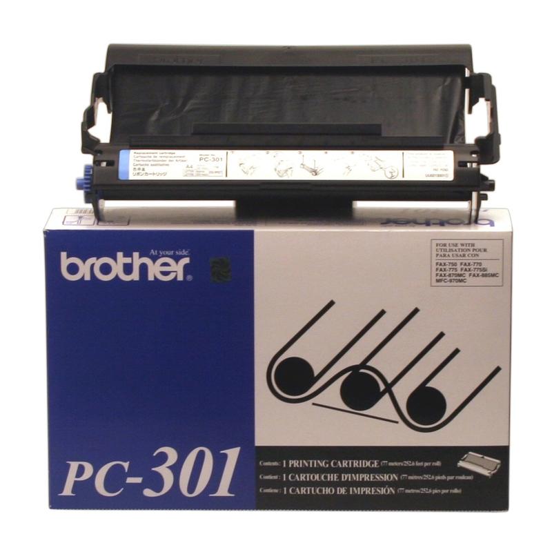 Brother PC-301, Black Print Cartridges, Pack Of 2 MPN:BRTPC3012PK