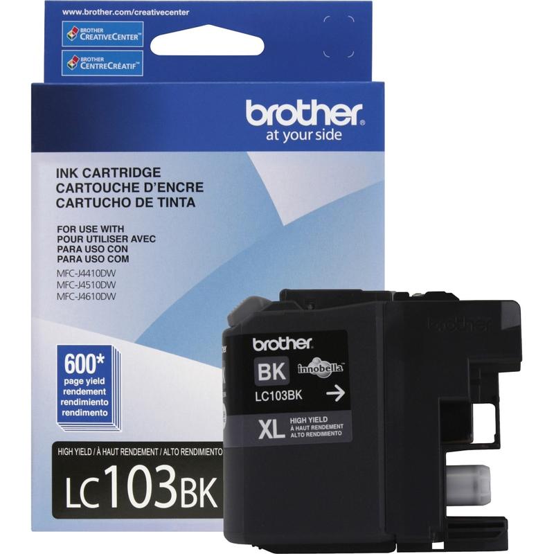 Brother LC103 Black High-Yield Ink Cartridge, LC103BK MPN:LC103BK