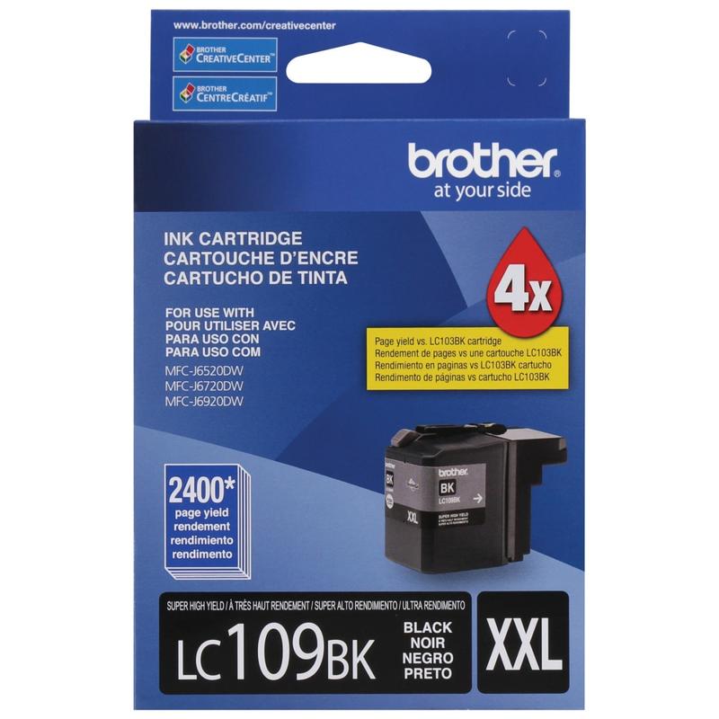 Brother LC109 Black Super-High-Yield Ink Cartridge, LC109BK, LC109BKS MPN:LC109BKS