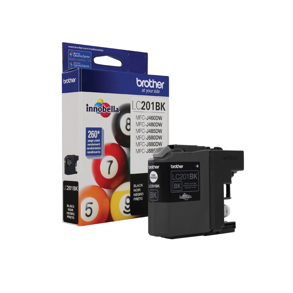 Brother LC201 Black Ink Cartridge, LC201BKS MPN:LC201BKS