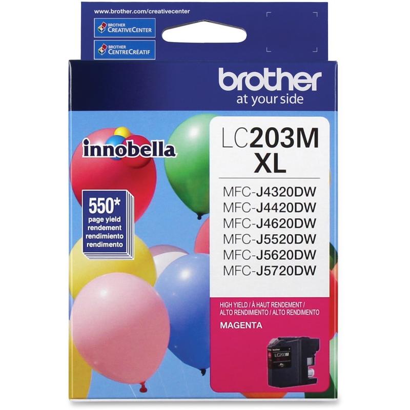 Brother LC203 Magenta High-Yield Ink Cartridge, LC203M MPN:LC203M