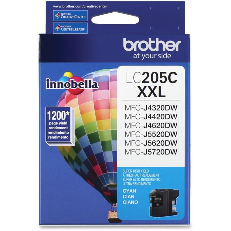 Brother LC205 Cyan Extra-High-Yield Ink Cartridge, LC205C MPN:LC205C