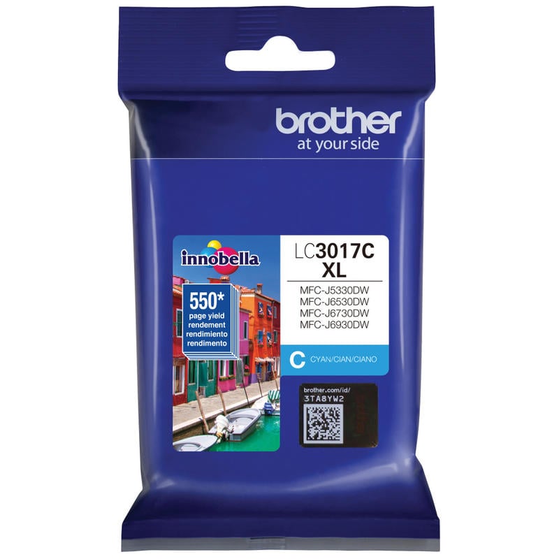 Brother LC3017I Cyan High-Yield Ink Cartridge, LC3017C MPN:LC3017C