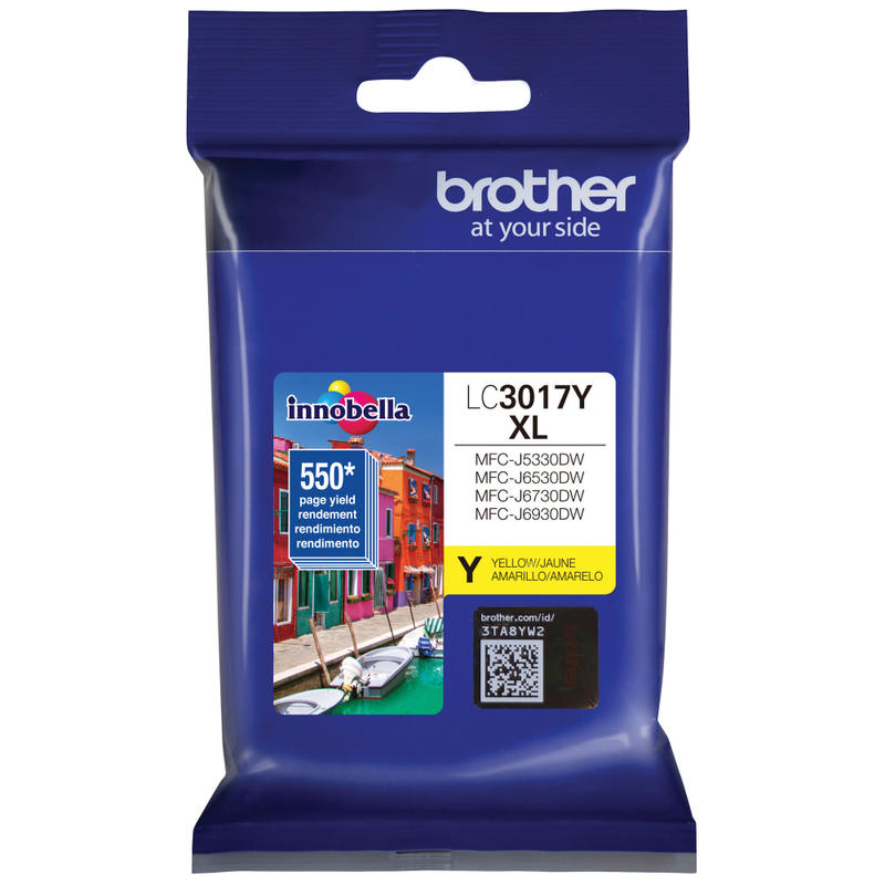 Brother LC3017I Yellow High-Yield Ink Cartridge, LC3017Y MPN:LC3017Y