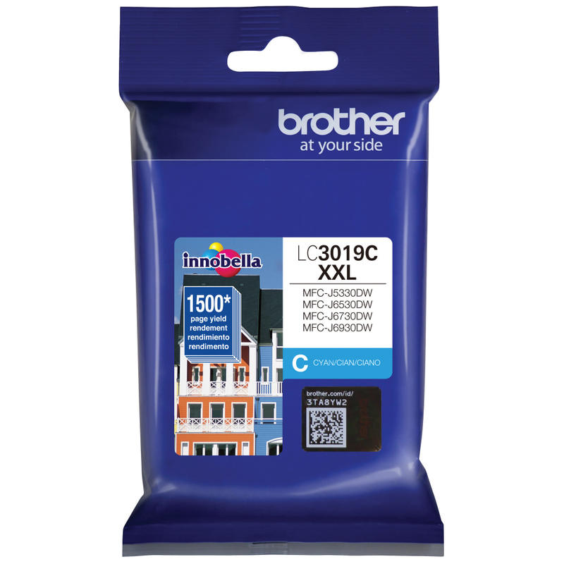 Brother LC3019I Cyan Extra-High-Yield Ink Cartridge, LC3019C MPN:LC3019C