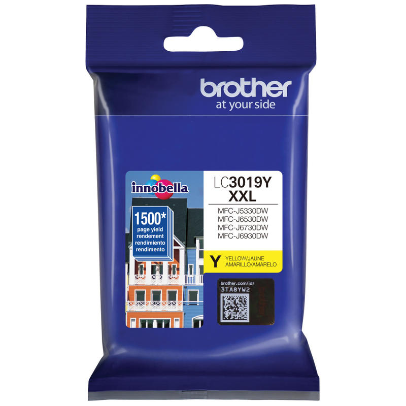 Brother LC3019I Yellow Extra-High-Yield Ink Cartridge, LC3019Y MPN:LC3019Y