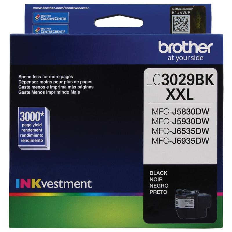 Brother LC3029 Black Extra-High-Yield Ink Cartridge, LC3029BKS MPN:LC3029BKS