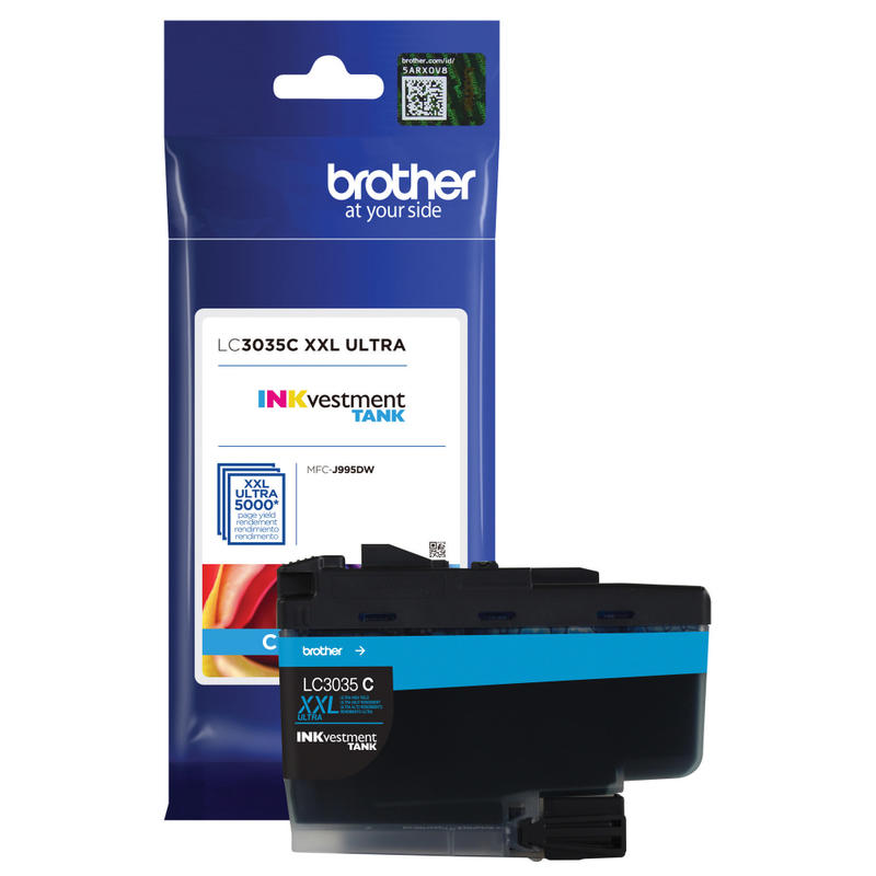 Brother LC3035 INKvestment Cyan Extra-High-Yield Ink Tank, LC3035C MPN:LC3035C