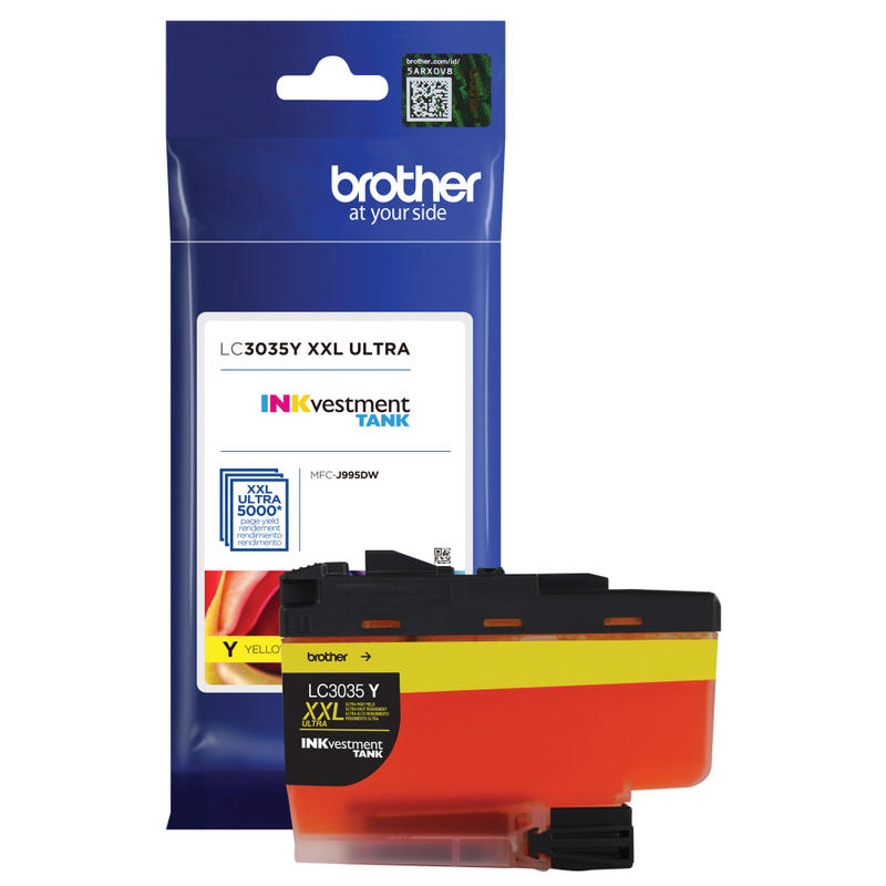 Brother LC3035 INKvestment Yellow Extra-High-Yield Ink Tank, LC3035Y MPN:LC3035Y