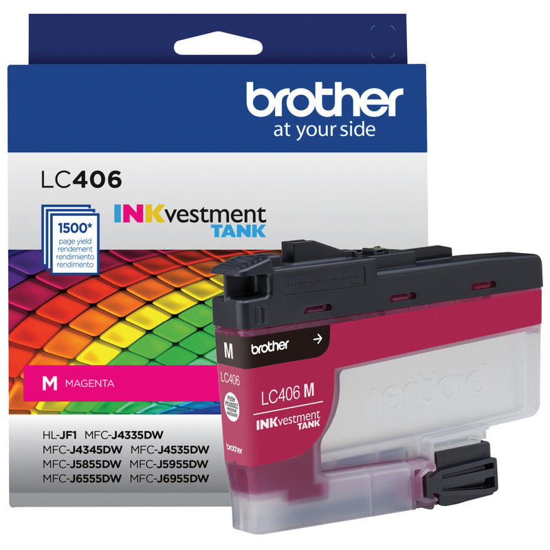 Brother LC406 INKvestment Magenta Ink Tank, LC406M MPN:LC406MS