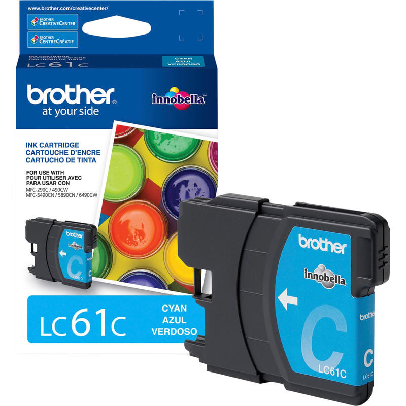 Brother LC61C Cyan Ink Cartridge MPN:LC61C