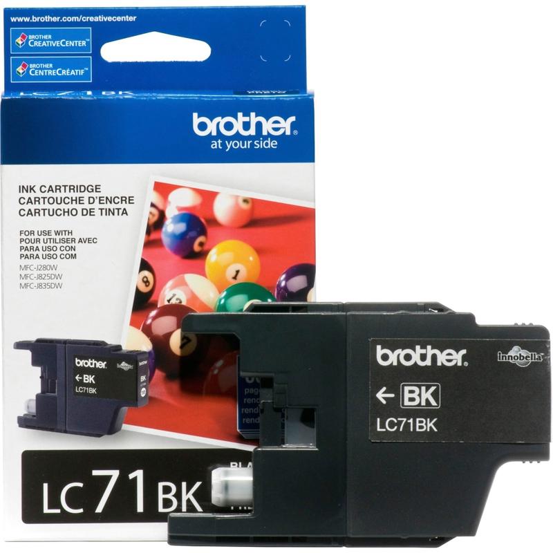 Brother LC71I Black Ink Cartridge, LC71BK MPN:LC71BK