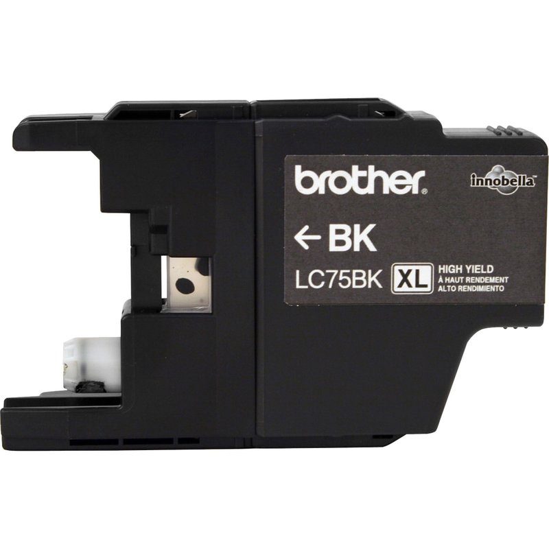 Brother LC75 Black High-Yield Ink Cartridge, LC75BK, BRTLC75BK MPN:LC75BK