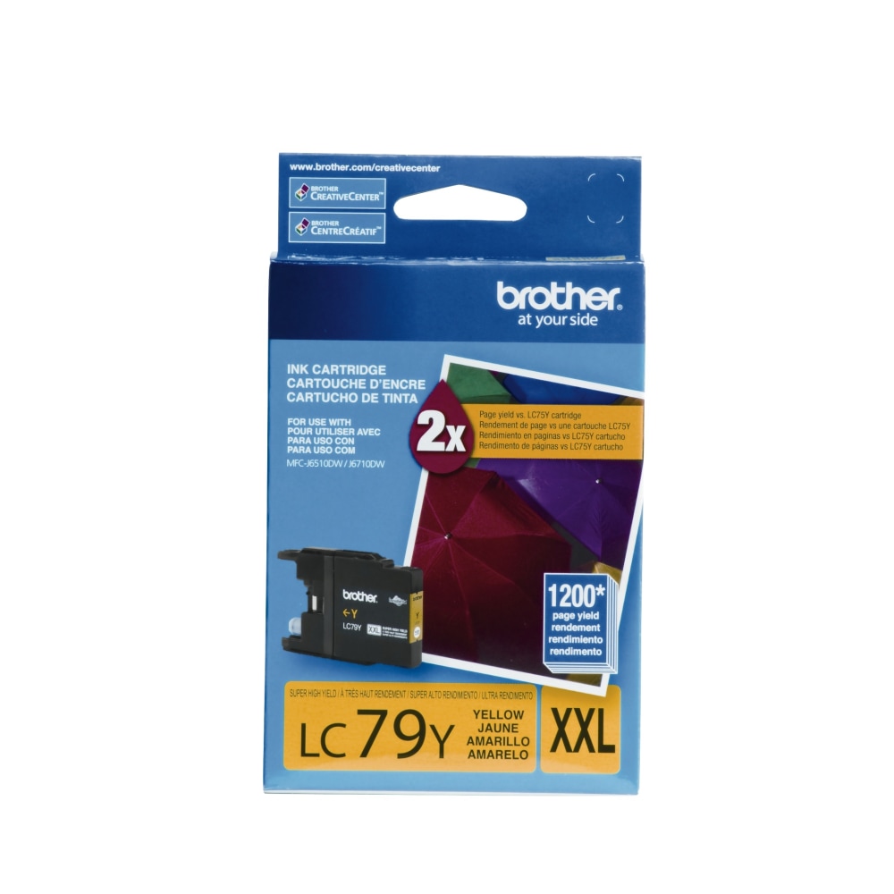 Brother LC79 Yellow Super-High-Yield Ink Cartridge, LC79Y MPN:LC79Y