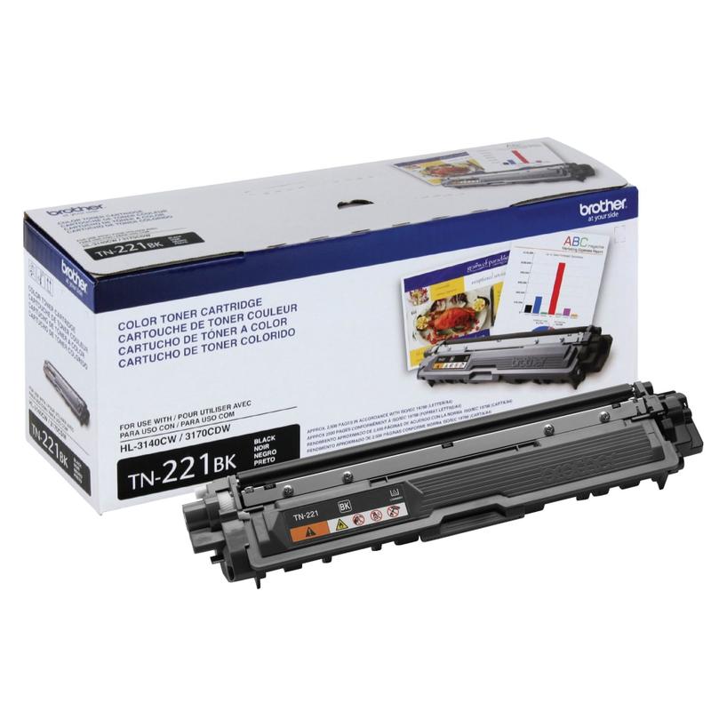 Brother TN-221 Black Toner Cartridge, TN-221BK MPN:TN221BK