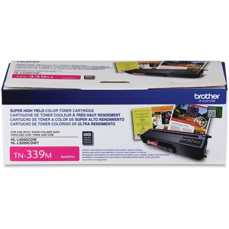 Brother TN-339 Magenta High Yield Toner Cartridge, TN-339M MPN:TN339M