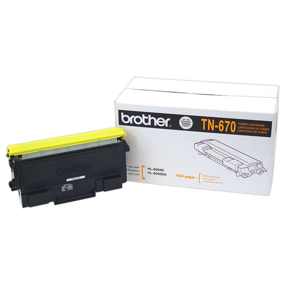 Brother TN-670 Black Toner Cartridge, TN-670BK MPN:TN670