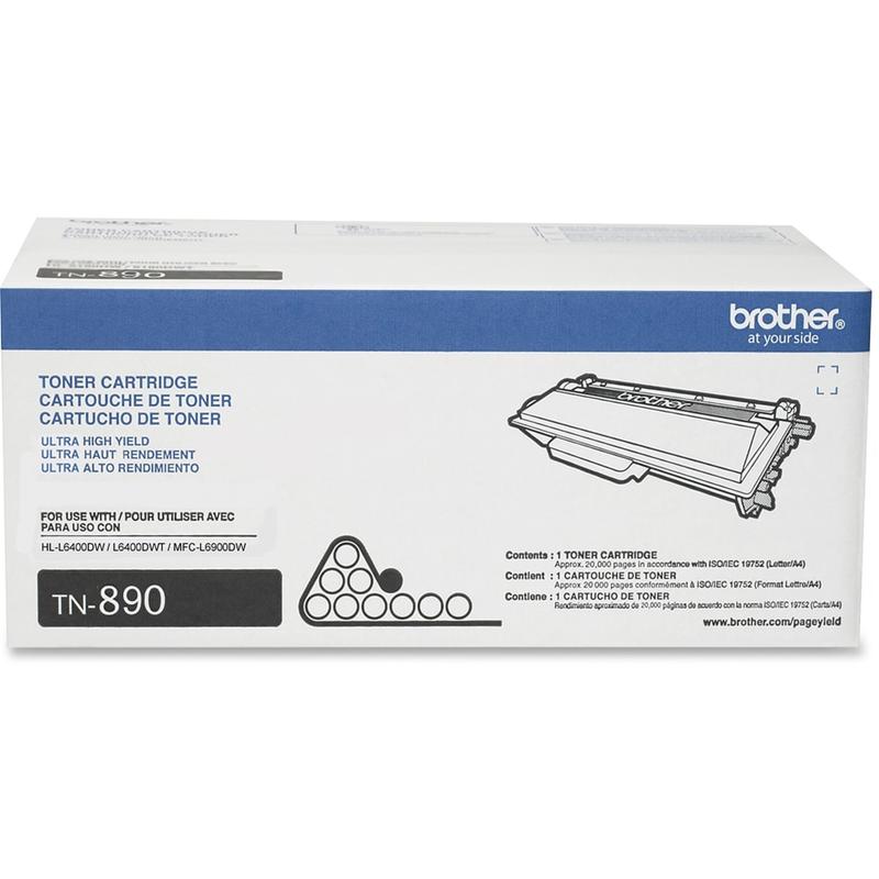 Brother TN-890 Black High Yield Toner Cartridge, TN-890BK MPN:TN890