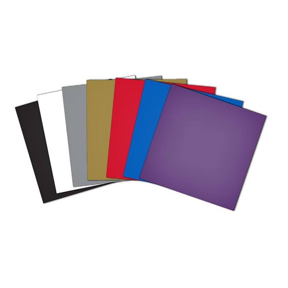 Brother Adhesive Craft Vinyl Sheets, 12in x 12in, Assorted Colors, Pack Of 10 Sheets MPN:CAVINYLMP