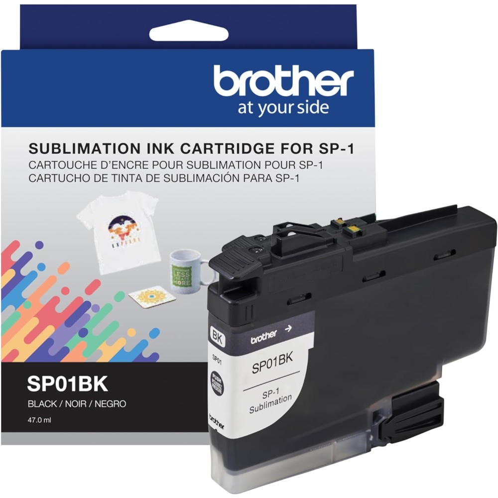 Brother SP01BKS Original Dye Sublimation Ink Cartridge, Single Pack, Black, 1 Piece, 47 mL MPN:SP01BKS