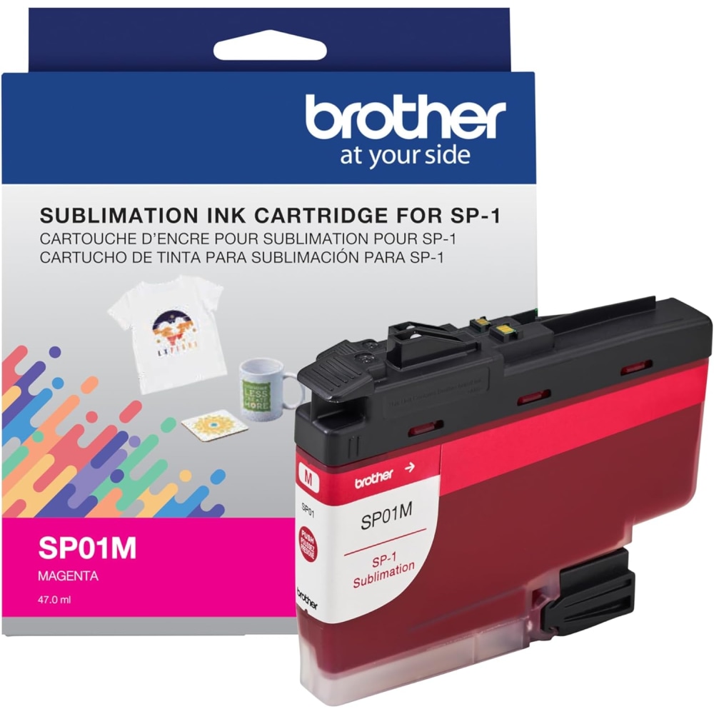 Brother SP01MS Original Dye Sublimation Ink Cartridge - Magenta - 1 Pack - 47 mL MPN:SP01MS