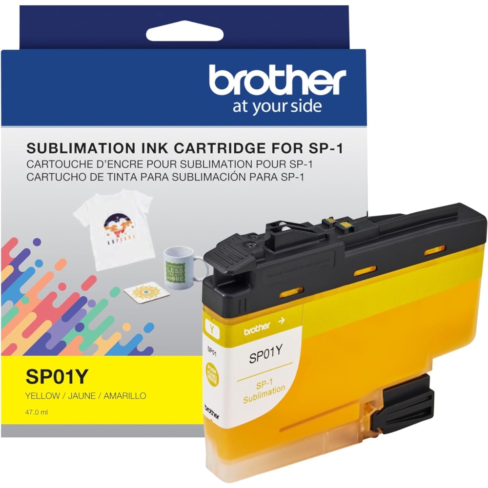 Brother SP01YS Original Dye Sublimation Ink Cartridge - Yellow - 1 Pack - 47 mL MPN:SP01YS