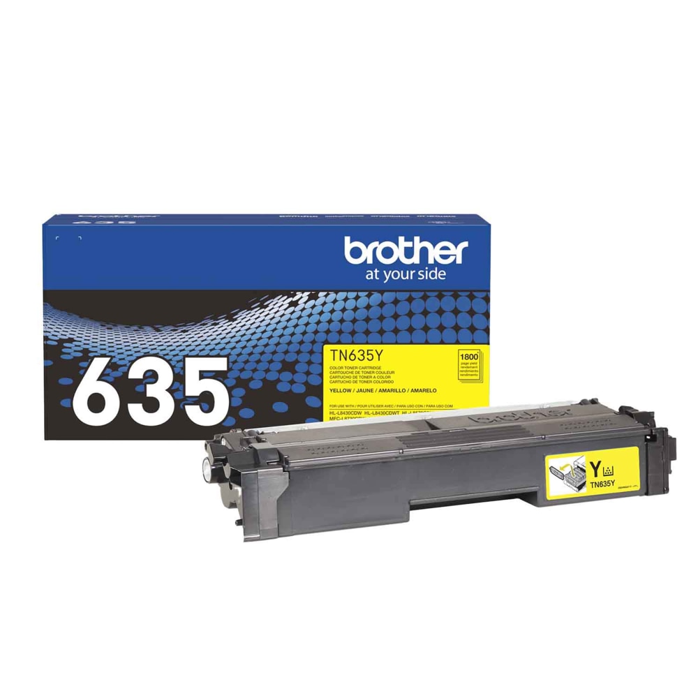 Brother TN635 Yellow Standard Yield Toner Cartridge (TN635Y) MPN:TN635Y