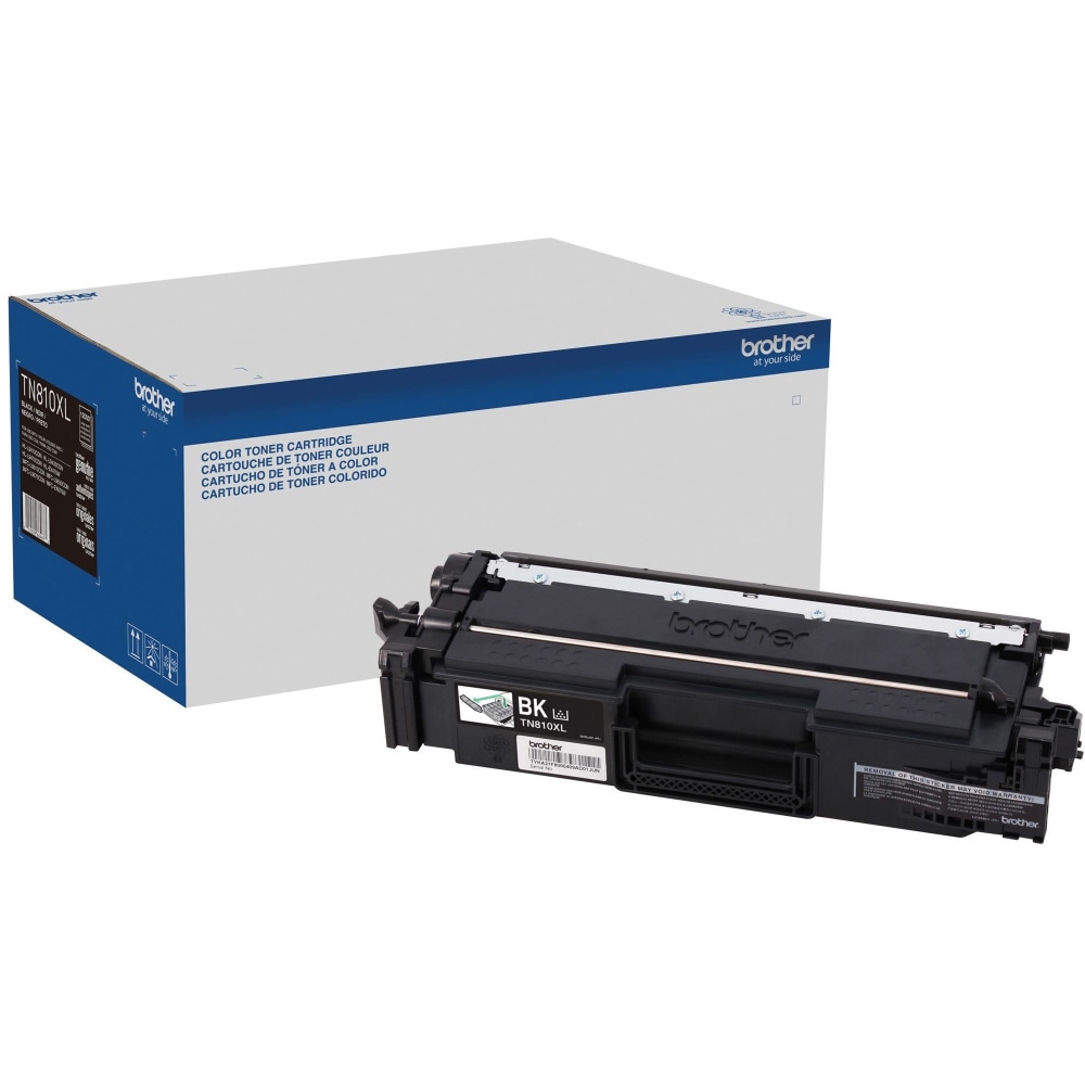 Brother TN810XLBK Original High Yield Laser Toner Cartridge - Black - 1 Each - 12000 Pages MPN:TN810XLBK