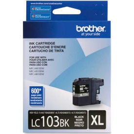 Brother® LC103BK LC-103BK Innobella High-Yield Ink 600 Page-Yield Black LC103BK