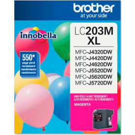 Brother® LC203M (LC-203M) High-Yield Ink 550 Page-Yield Magenta LC203M
