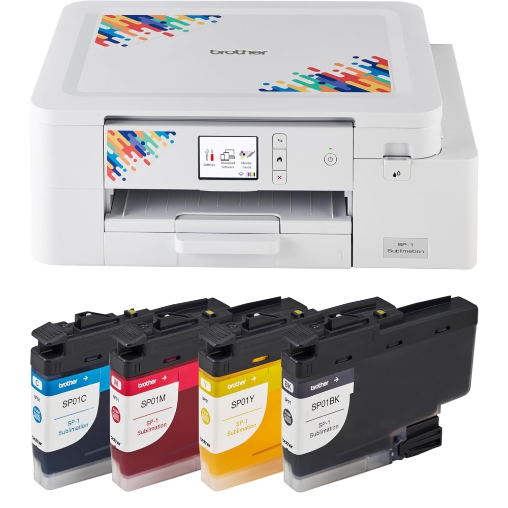 Brother SP1 Sublimation Printer And Extra Ink Cartridge Set MPN:SP1INKS-OD