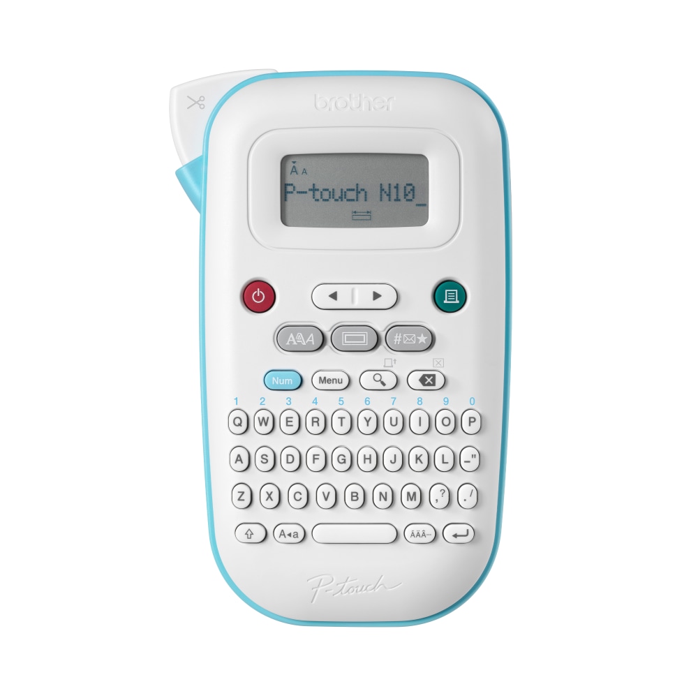 Brother P-touch Personal Handheld Label Maker (PT-N10), Prints on P-touch Btag ~1/2