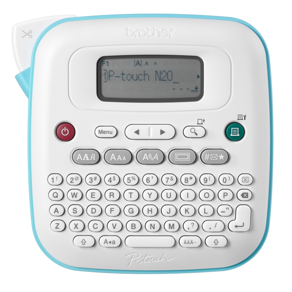 Brother P-touch Personal Desktop Label Maker (PT-N20), Prints on P-touch Btag ~1/2