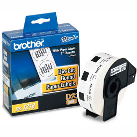 Brother® Die-Cut Round Paper Labels 1
