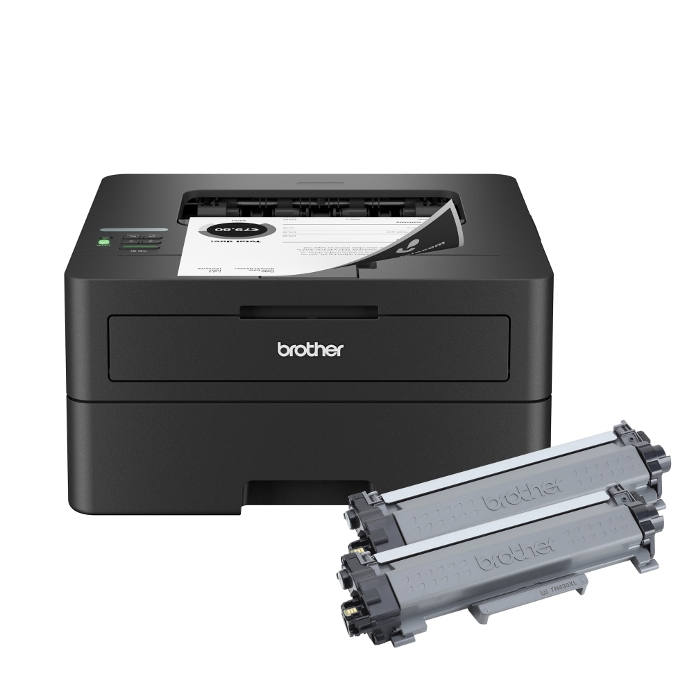 Brother HL-L2460DW XL Wireless Compact Monochrome Laser Printer with Duplex, Mobile Printing and up to 4, 200 Toner Pages Included MPN:HLL2460DWXL
