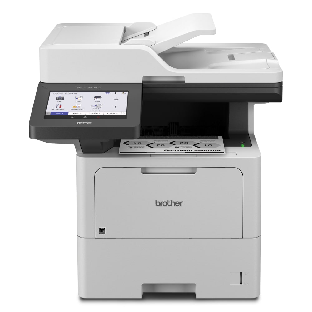 Brother MFC-L6810DW Enterprise Wireless Laser Monochrome All-In-One Printer MPN:MFCL6810DW