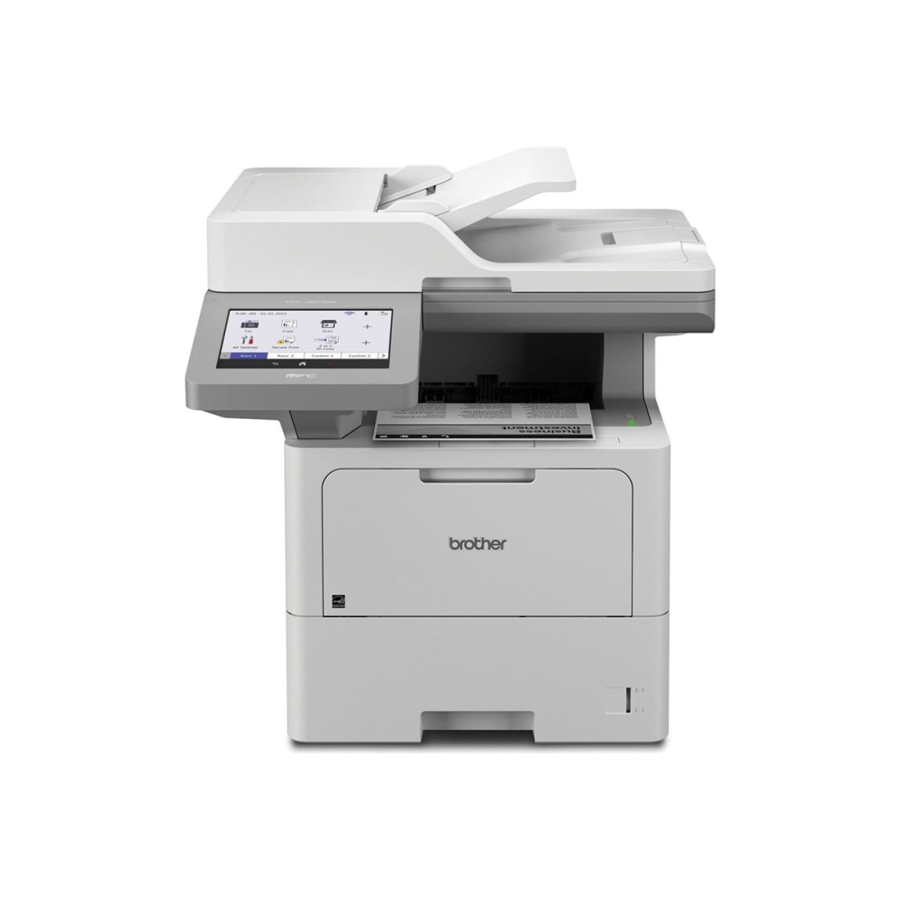 Brother MFC-L6915DW Wireless Laser Multifunction Printer - Monochrome - Copier/Fax/Printer/Scanner - 52 ppm Mono Print - MFCL6915DW MPN:MFCL6915DW