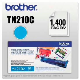 Brother® TN210C Toner 1400 Page-Yield Cyan TN210C