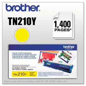 Brother® TN210Y Toner 1400 Page-Yield Yellow TN210Y