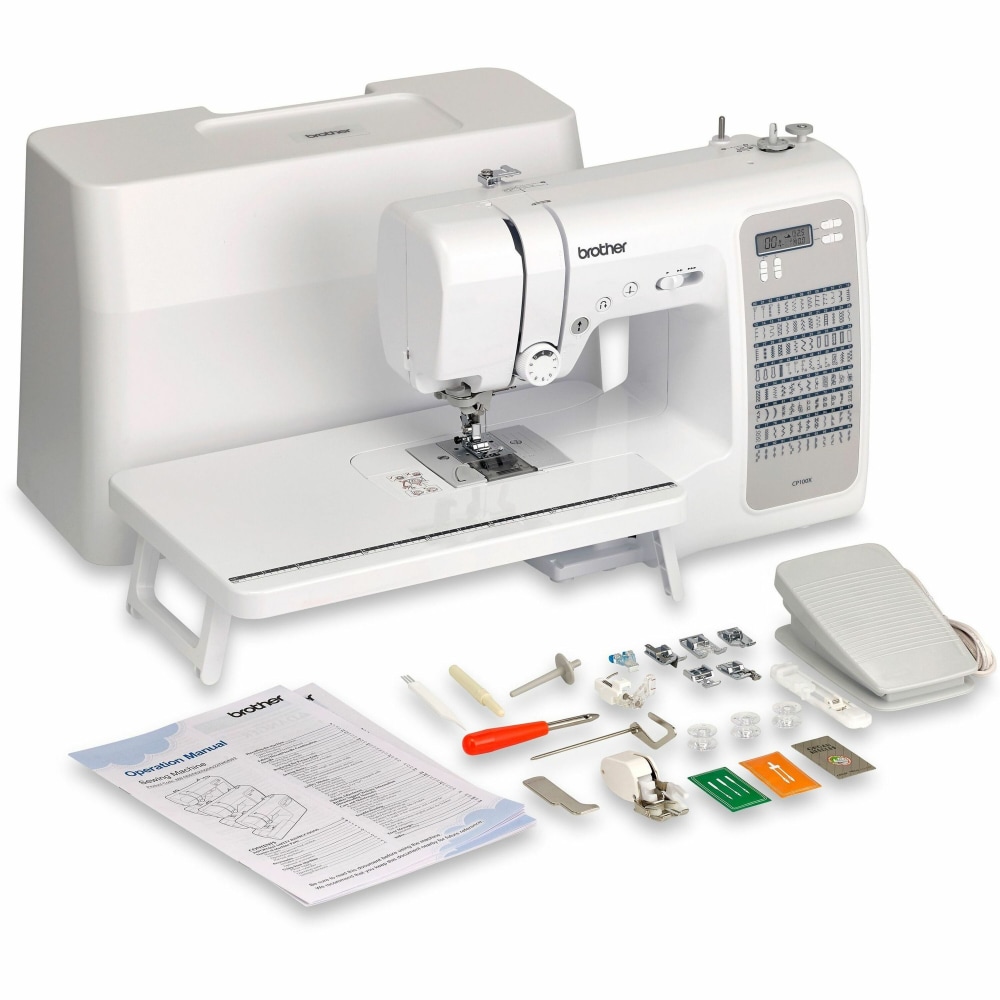Brother CP100X Computerized Sewing and Quilting Machine with 100 Built-in Stitches, White MPN:CP100X