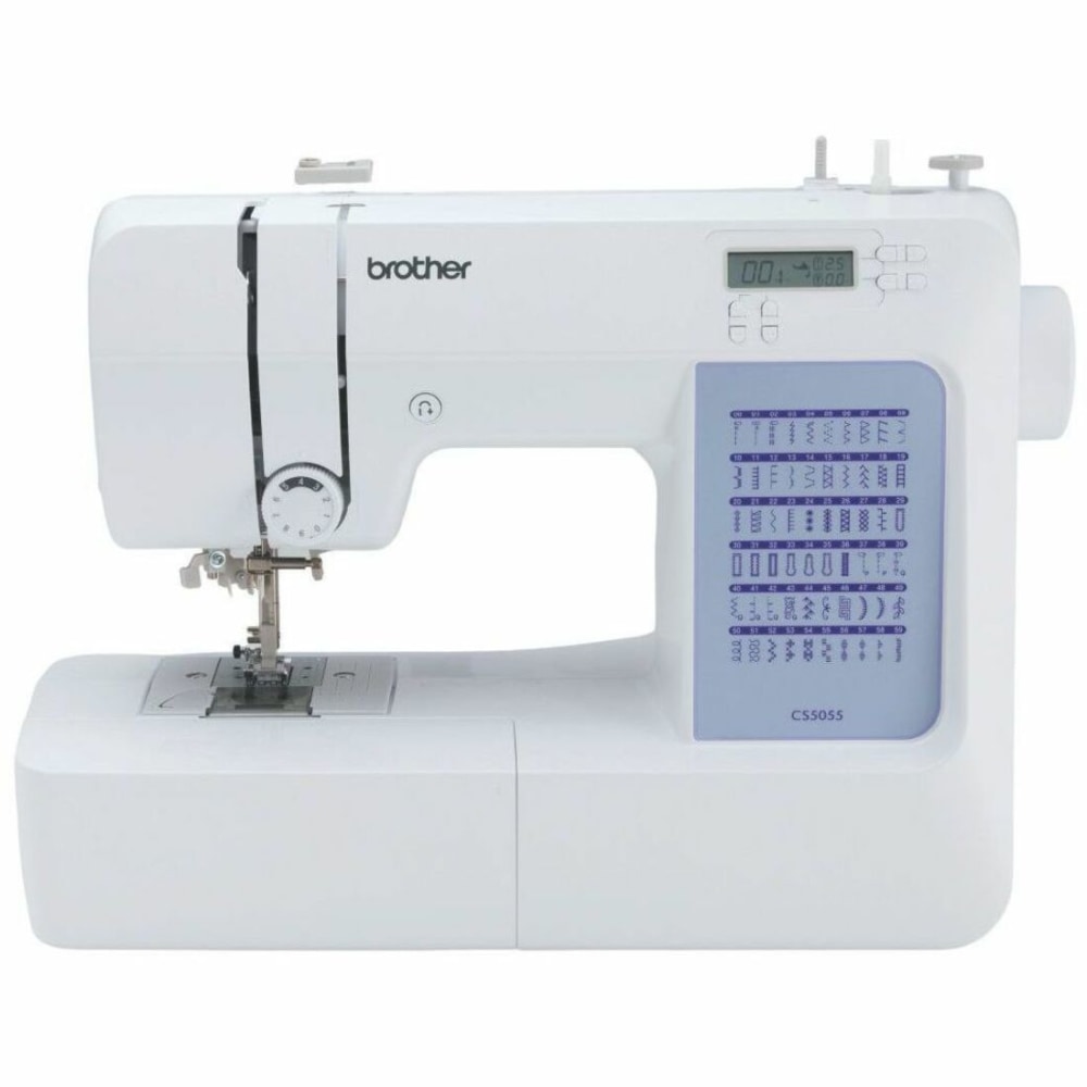 Brother Portable Computerized Sewing Machine with 60 Built-in Stitches, White MPN:CS5055
