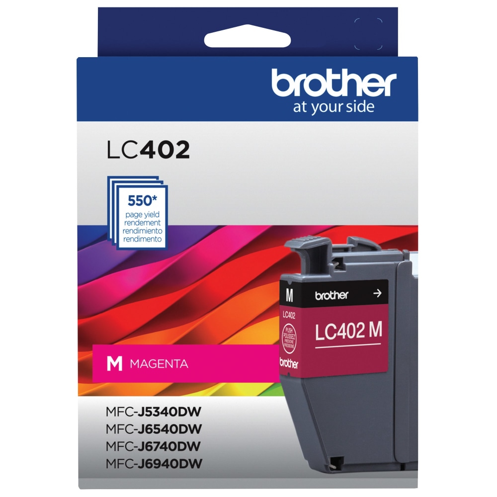 Brother LC402 Magenta Ink Cartridge, LC402M MPN:LC402MS