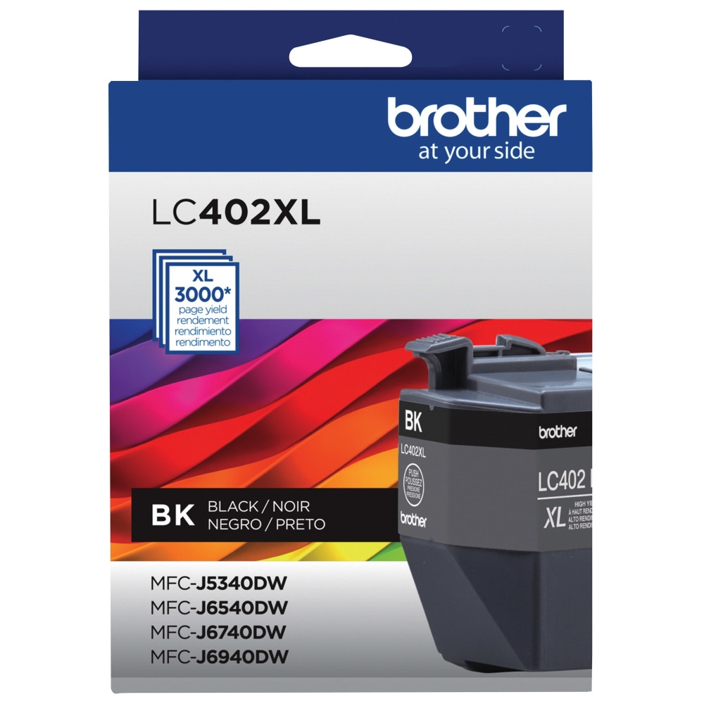 Brother LC402XL Black High-Yield Ink Cartridge, LC402XLBK MPN:LC402XLBKS