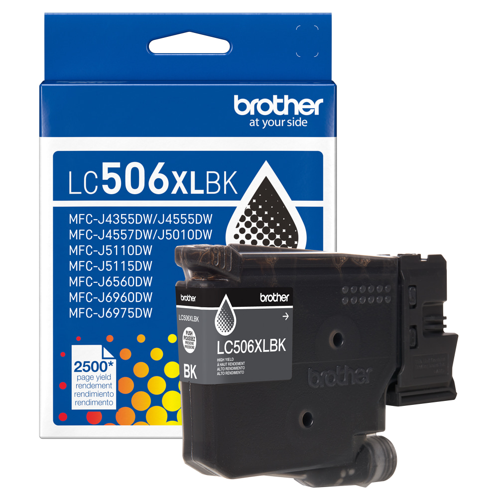 Brother LC506XLBK Black High Yield Ink Cartridge MPN:LC506XLBKS